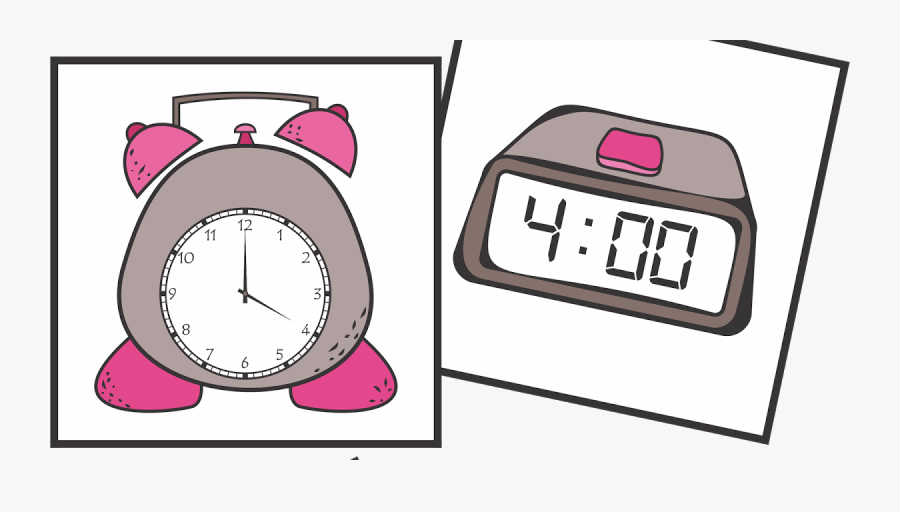 Digital Clock Cartoon Clipart, Transparent Clipart