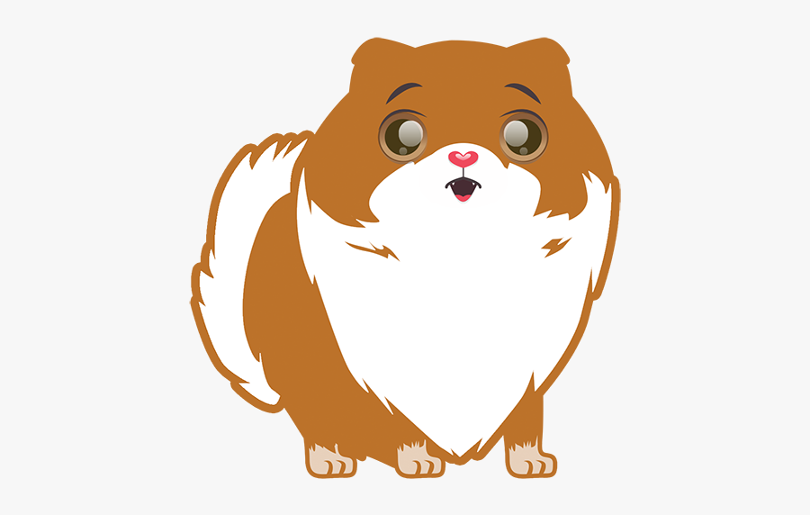 Pom Pom Pomeranian Stickers Messages Sticker-3 - Illustration, Transparent Clipart