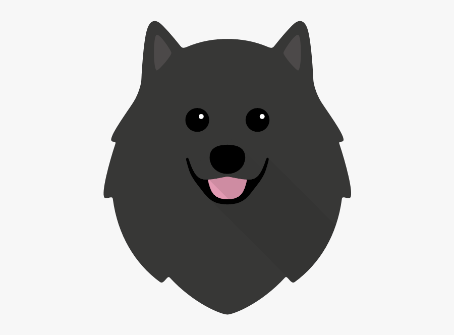 Black Pomeranian Cartoon, Transparent Clipart