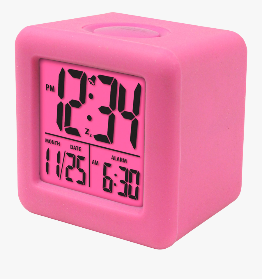 Transparent Digital Clock Clipart - Cube Alarm Clock, Transparent Clipart