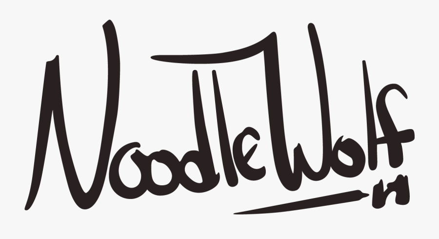Noodlewolf Art - Calligraphy, Transparent Clipart