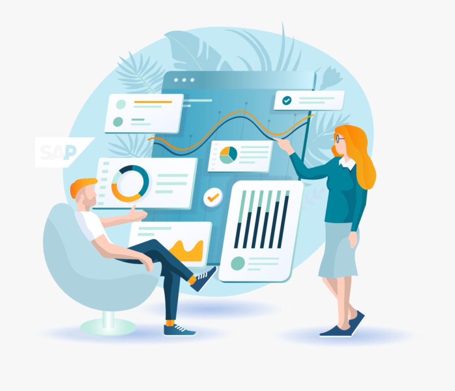 P8 Hero - Business Illustration Flat Design, Transparent Clipart