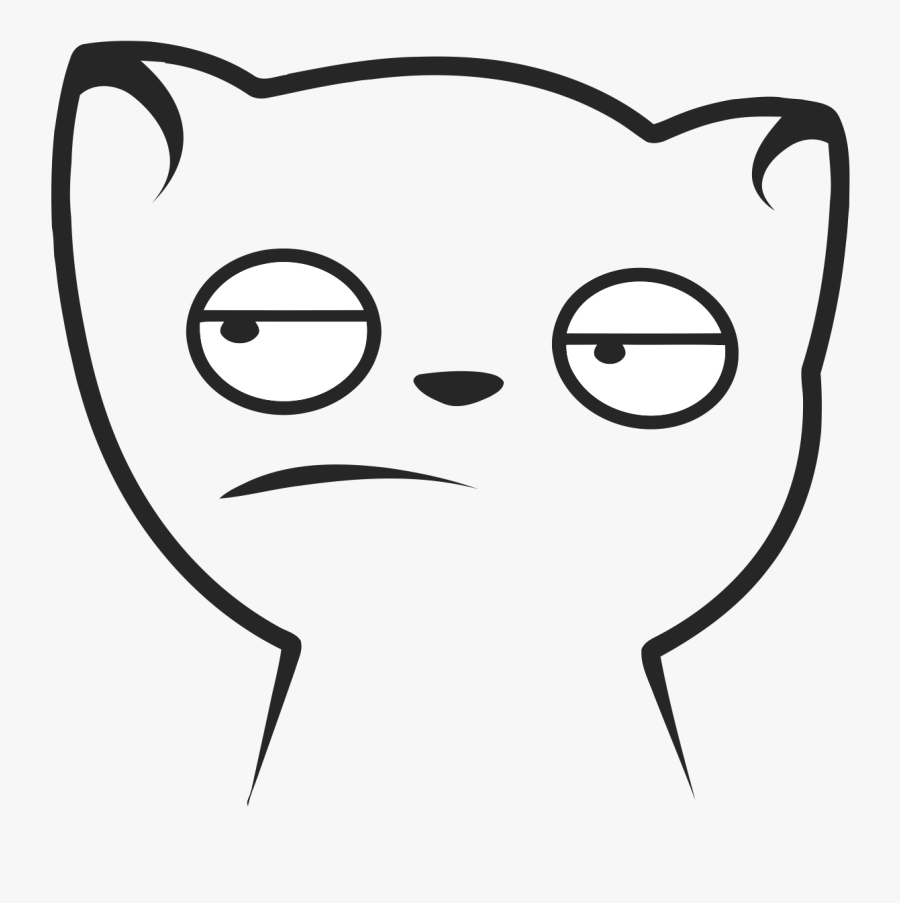 Im Confused Meme Png Face Only Cat Meh Face Free Transparent