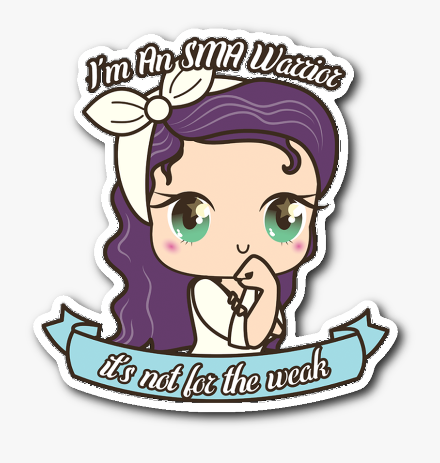 Cute Sma Warrior Sticker - Cuteness, Transparent Clipart
