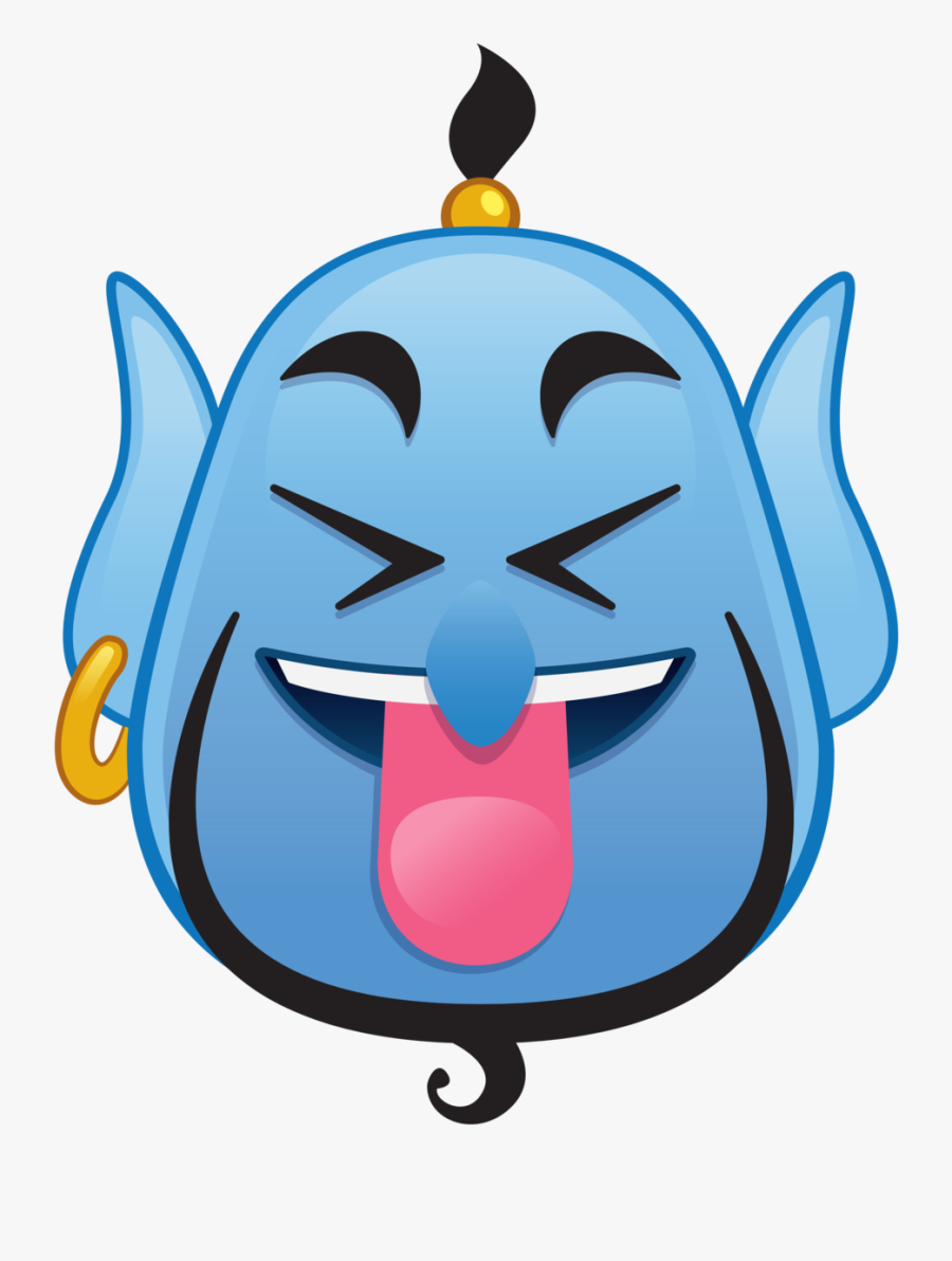 Emoji Tongue Png - Disney Emoji Genie, Transparent Clipart