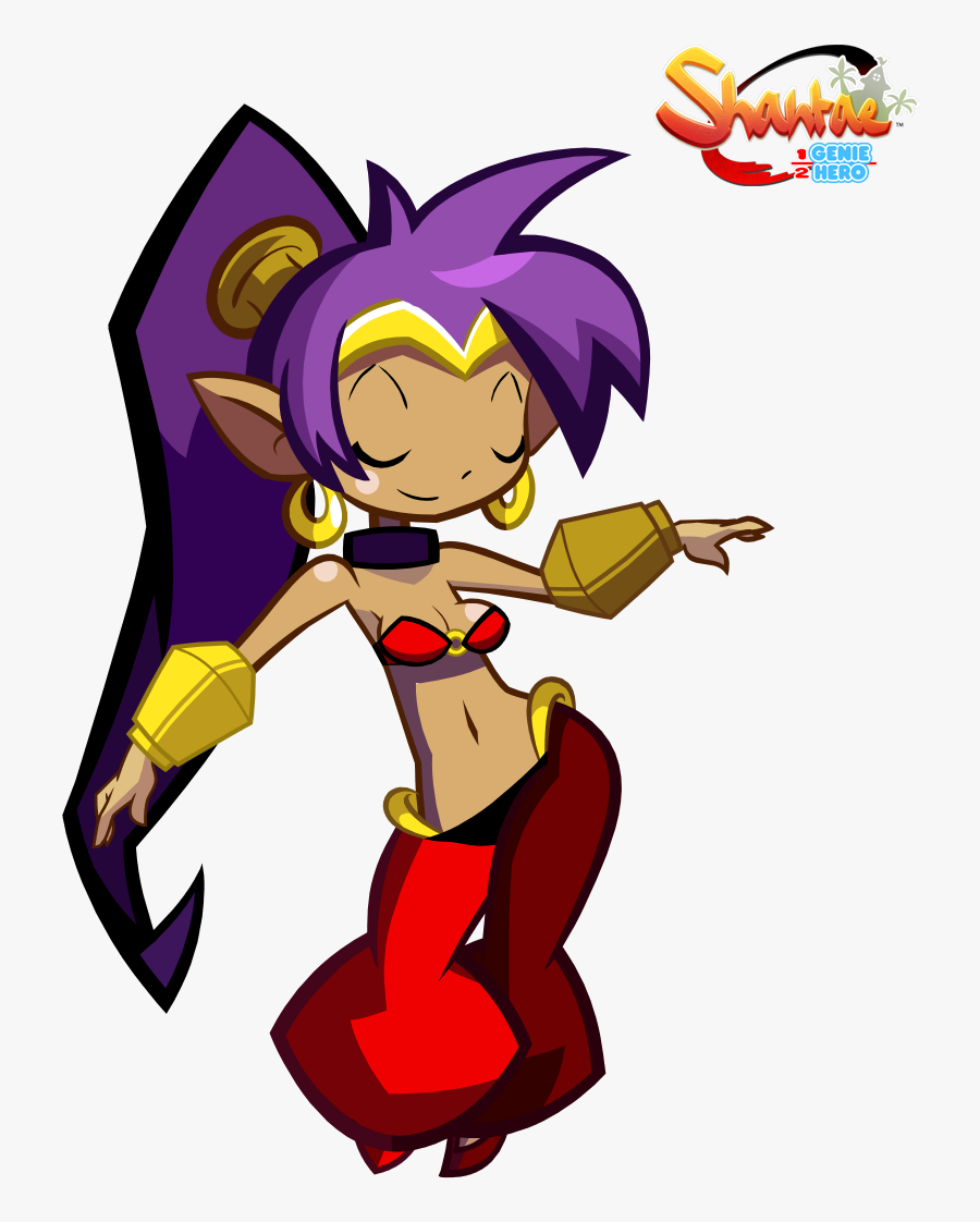 Shantae Half Genie Hero Dance, Transparent Clipart