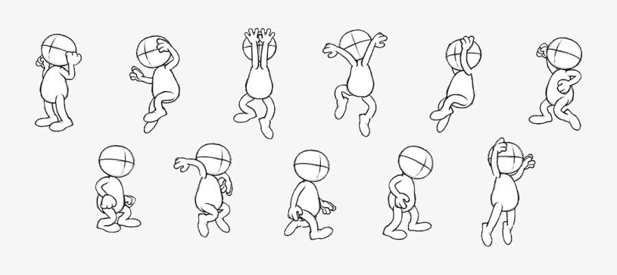 Classical Cartoon Motions - Cartoon Motions, Transparent Clipart
