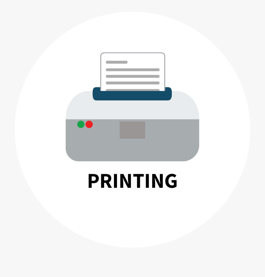 Printing - Circle, Transparent Clipart