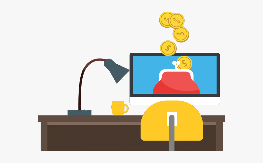 Online Banking Clipart Financial Bank - Financial Illustration Png, Transparent Clipart