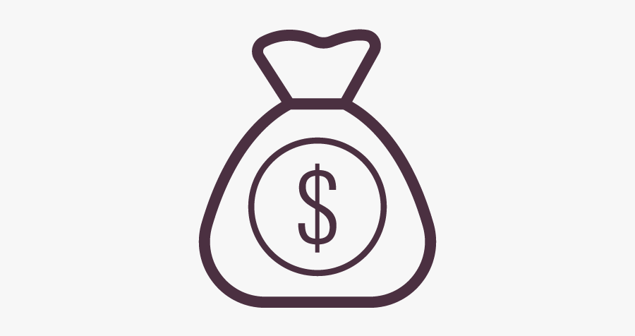 Savings Icon - Line Art, Transparent Clipart