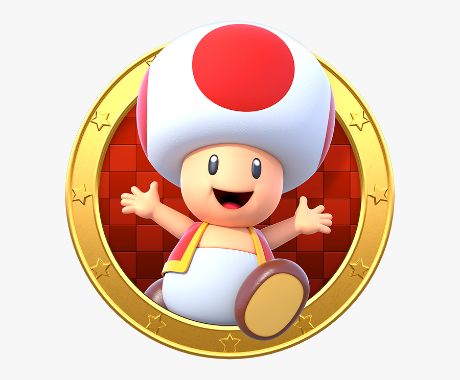Toad Mario Party Star Rush, Transparent Clipart