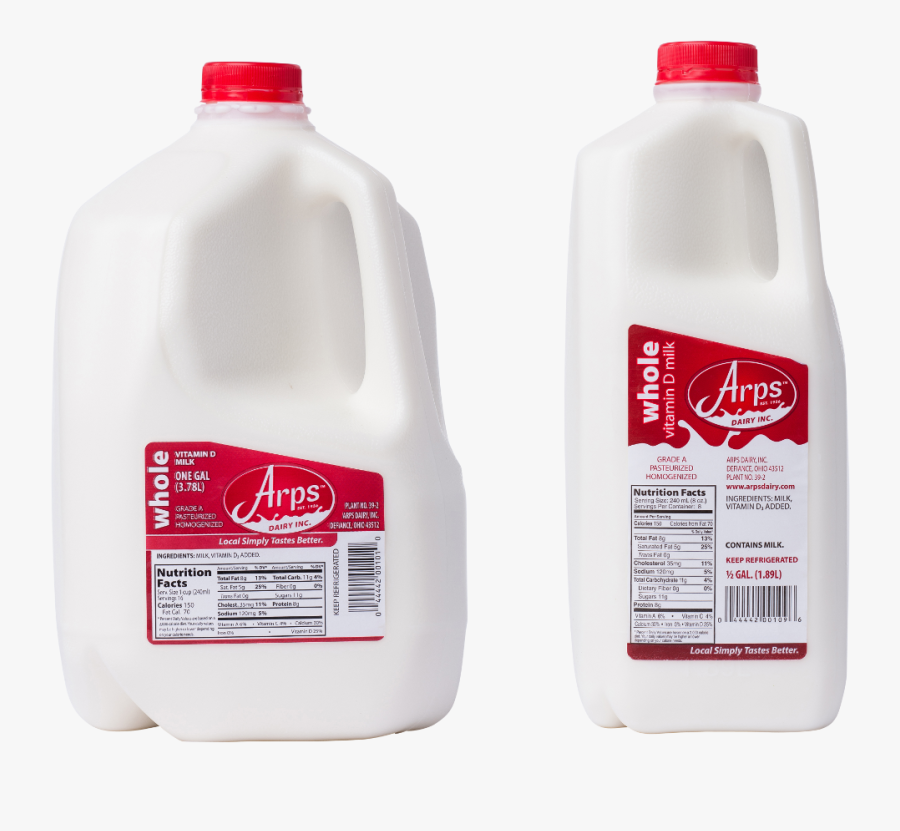 Transparent Missing Milk Carton Png - Milk Half Gallon Png, Transparent Clipart