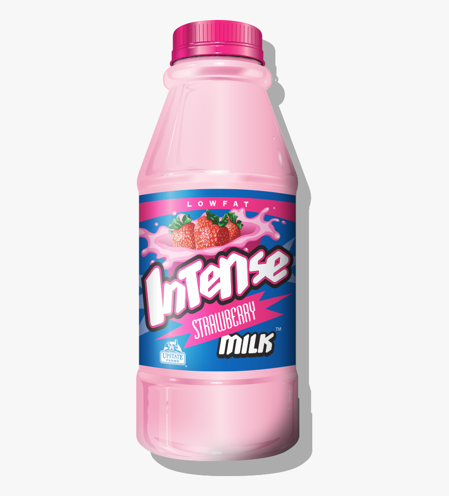 Intense Strawberry Milk, Transparent Clipart