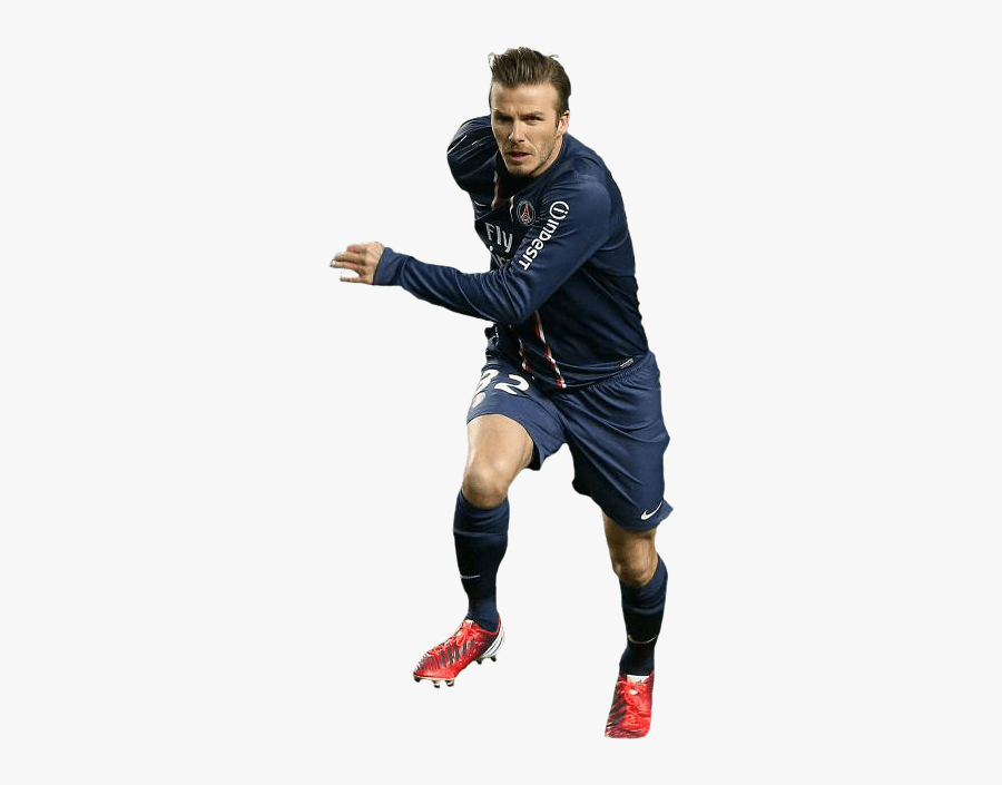 David Beckham Sprint - Football Players Png Format, Transparent Clipart