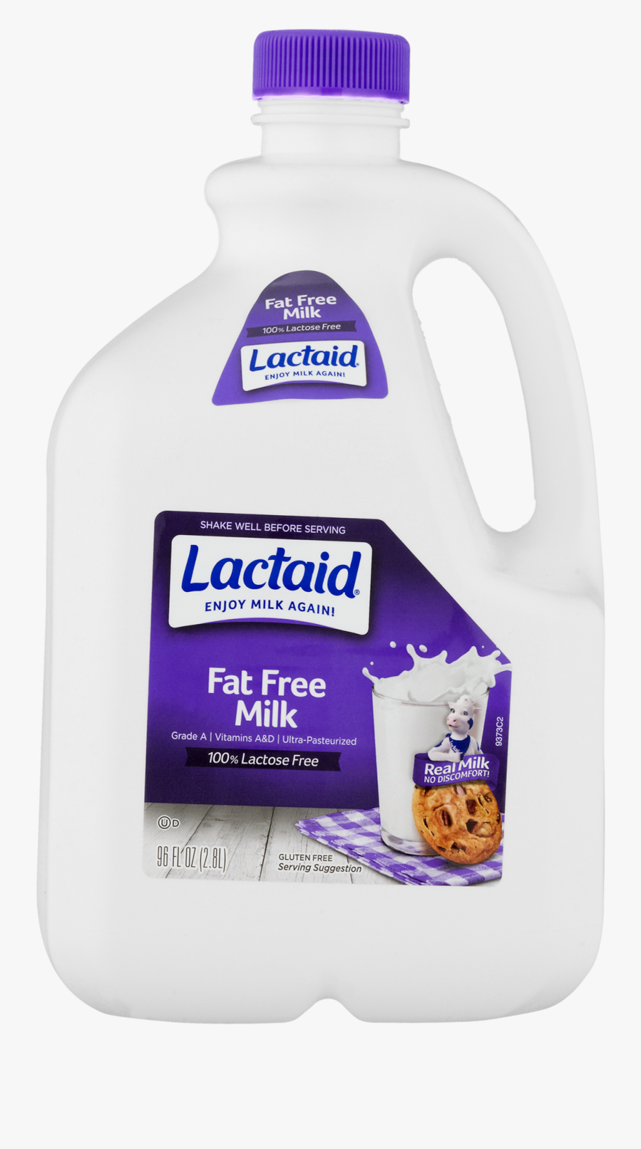 Lactaid Milk - Lactaid Whole Milk, Transparent Clipart