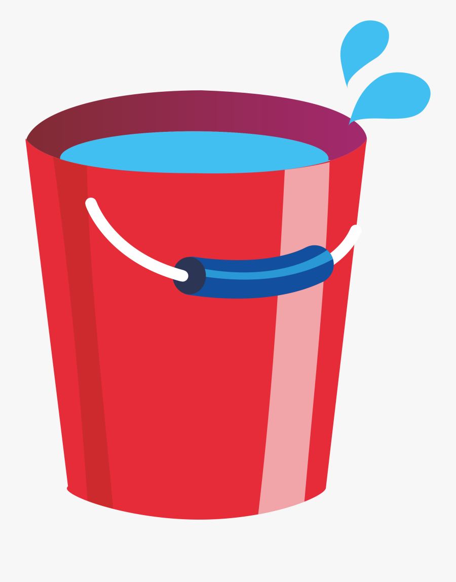 Barrel Icon Transprent Png Free Download - Red Bucket Drawing Transparent Background, Transparent Clipart