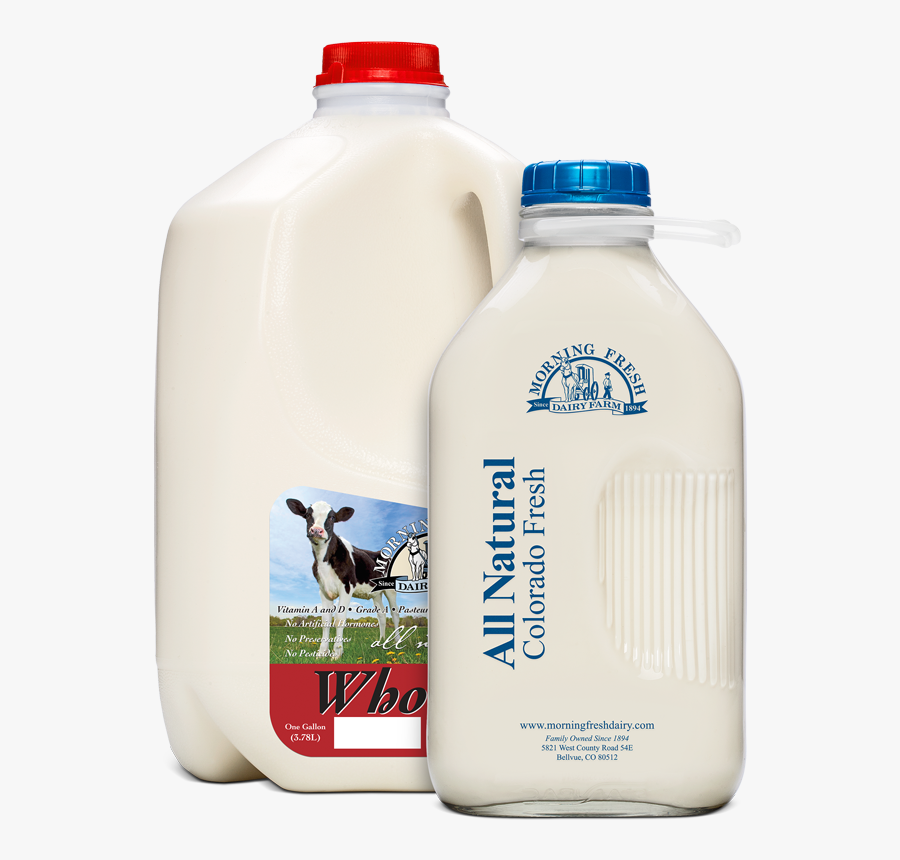 All Natural Milk - Plastic Milk Bottle Png, Transparent Clipart