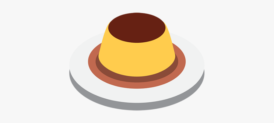 #japanese #custard #pudding #flan #soft #messy #emoji, Transparent Clipart