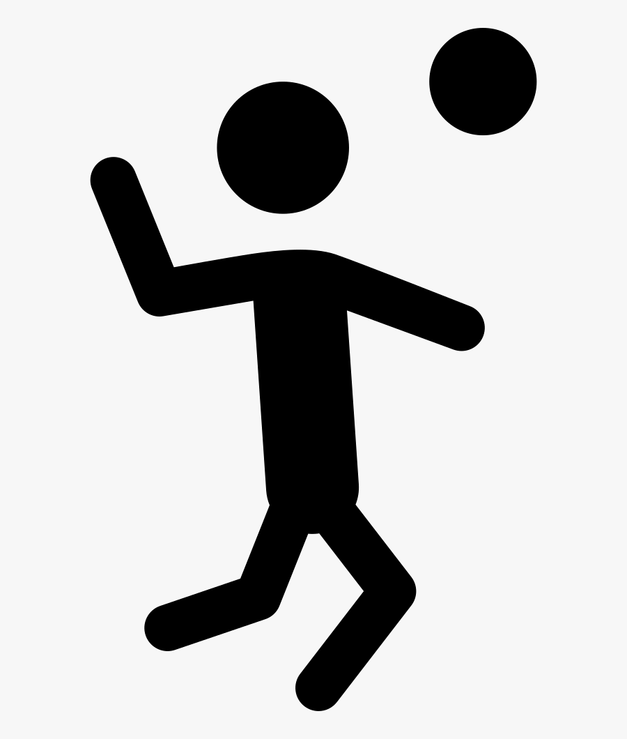 Volleyball Spiking Sport Clip Art, Transparent Clipart