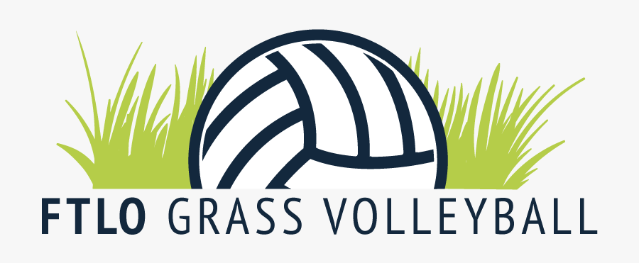 Ftlo Grass Volleyball Logo, Transparent Clipart