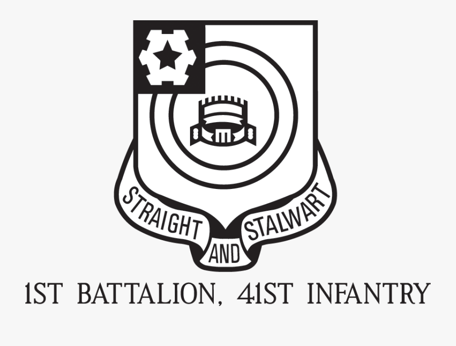 1st Battalion 41st Infantry, Transparent Clipart