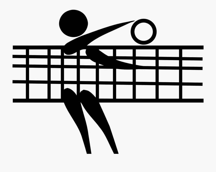 Volleyball Spike Clipart, Transparent Clipart