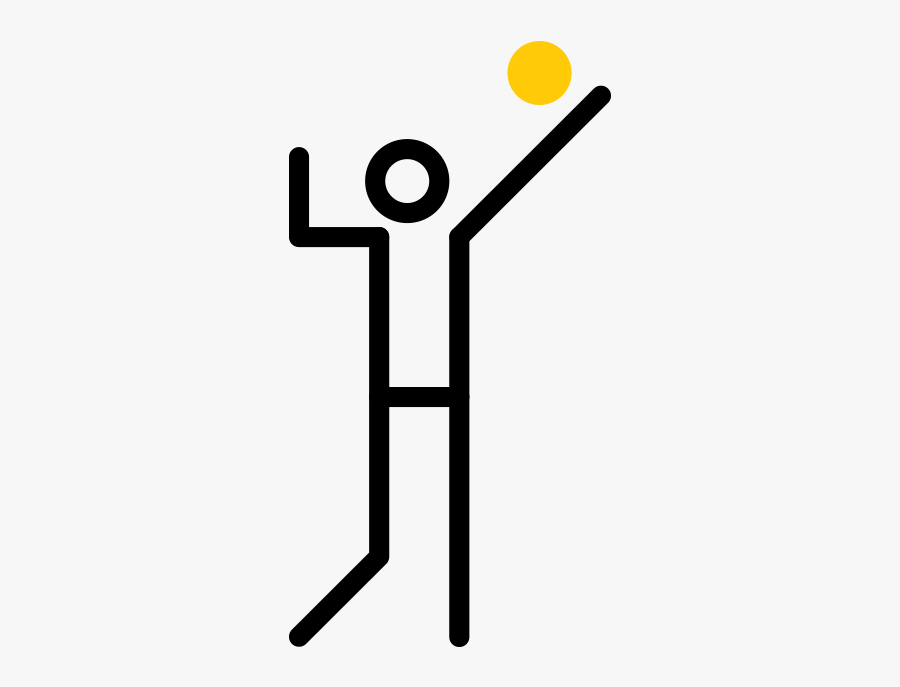 Volleyball Spike Clipart, Transparent Clipart