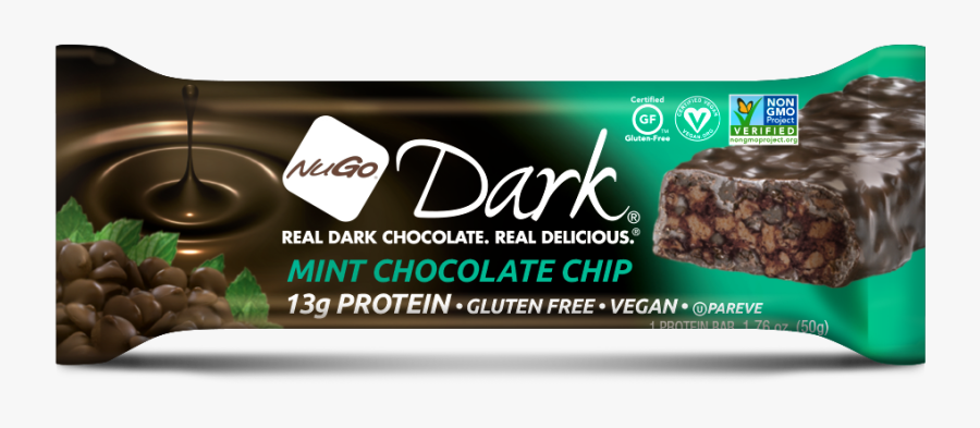 Nugo Mint Chocolate Bar, Transparent Clipart