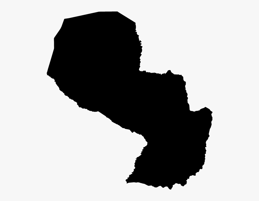 Paraguay Capital City Map Clipart , Png Download - Paraguay Blank Map, Transparent Clipart