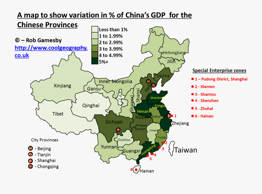 Detailed Special Economic Zones Map Of China 1997 Chi vrogue.co