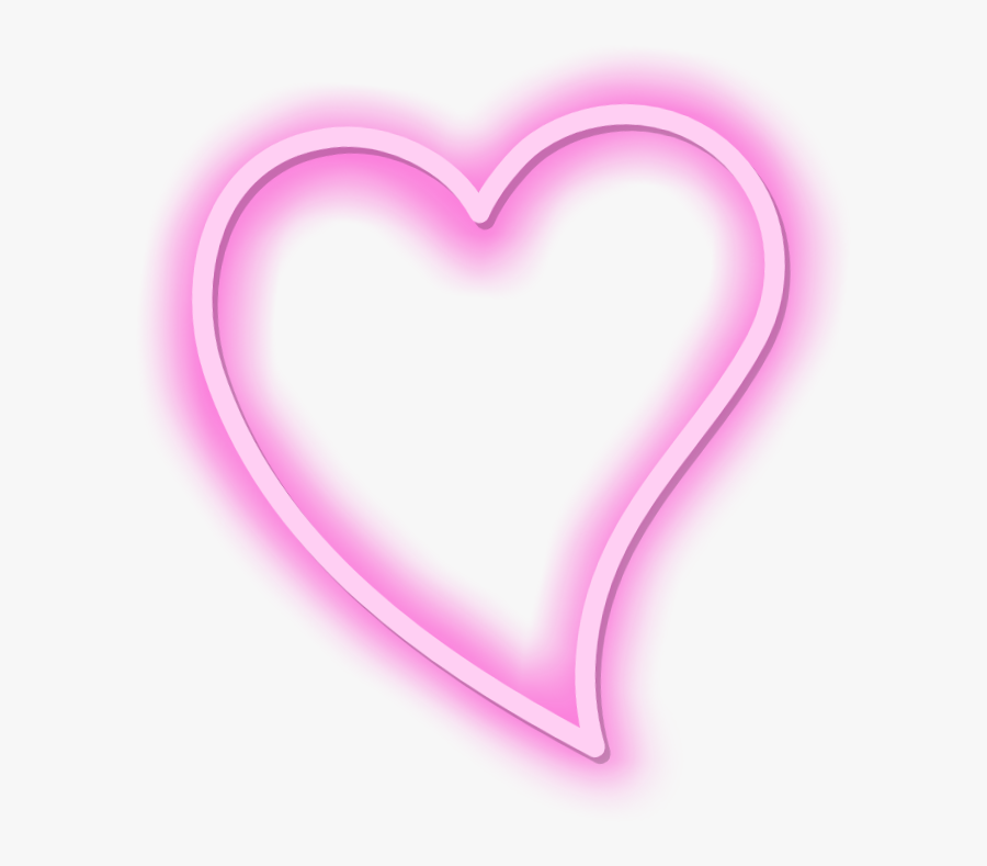 Неоновые Сердца Пнг, Transparent Clipart