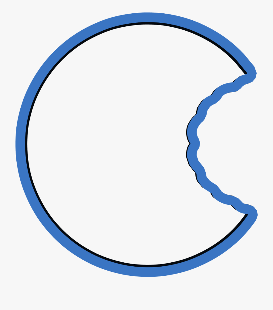 Bite Mark Cookie Cutter, Transparent Clipart
