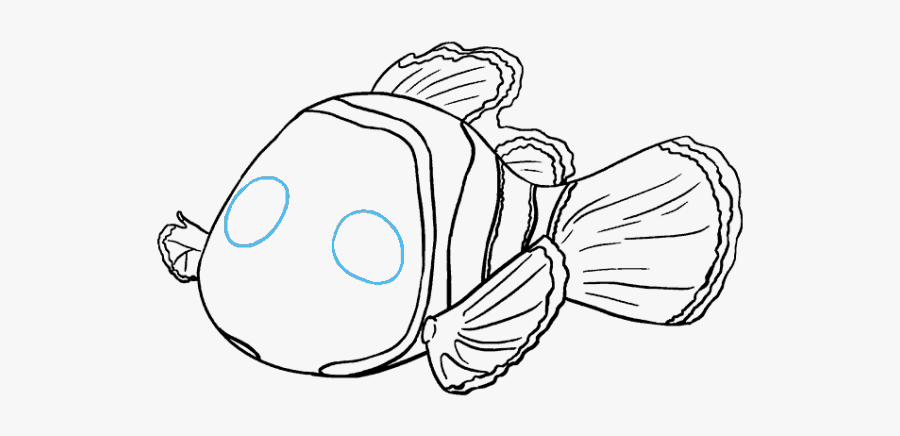 Nemo Black And White, Transparent Clipart
