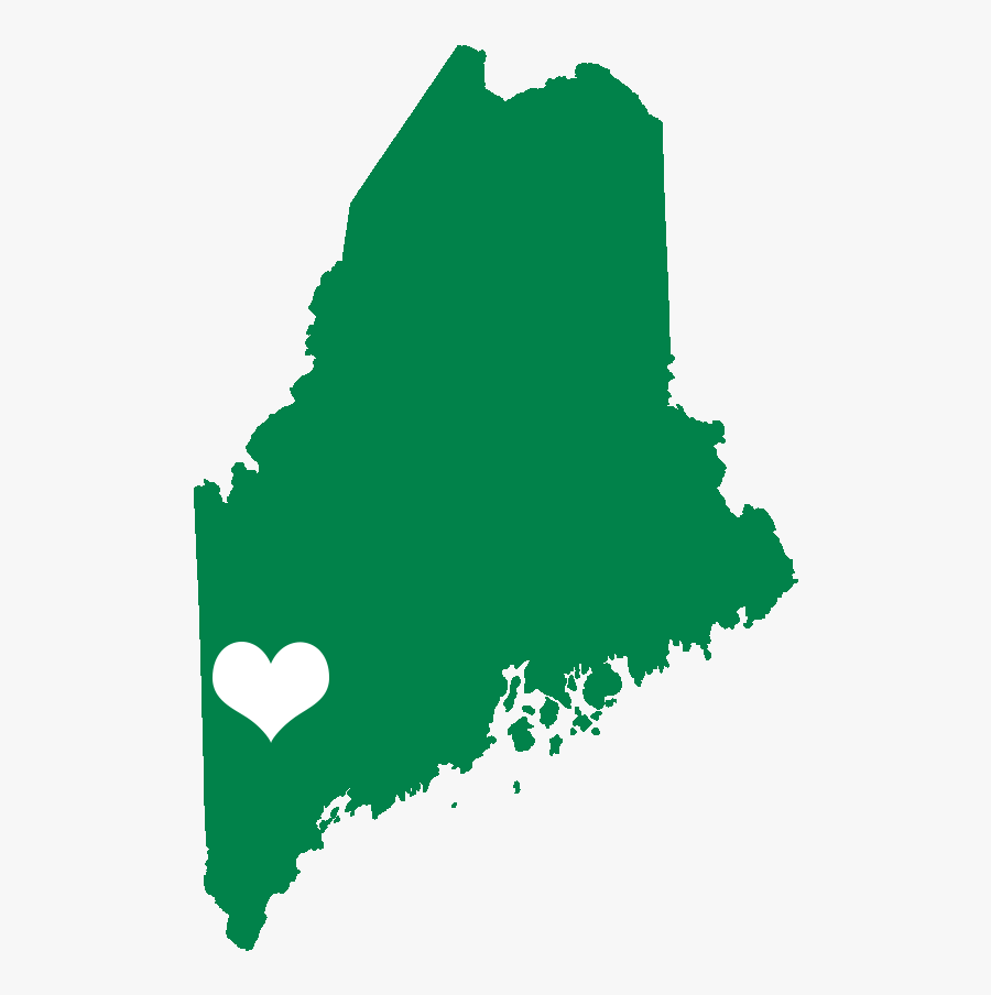 Map Of Maine, Transparent Clipart