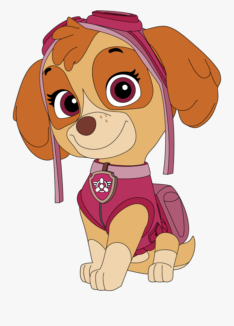 Skye Patrulha Canina Vetor Grátis Paw Patrol Free Vector - Skye Paw Patrol Characters, Transparent Clipart