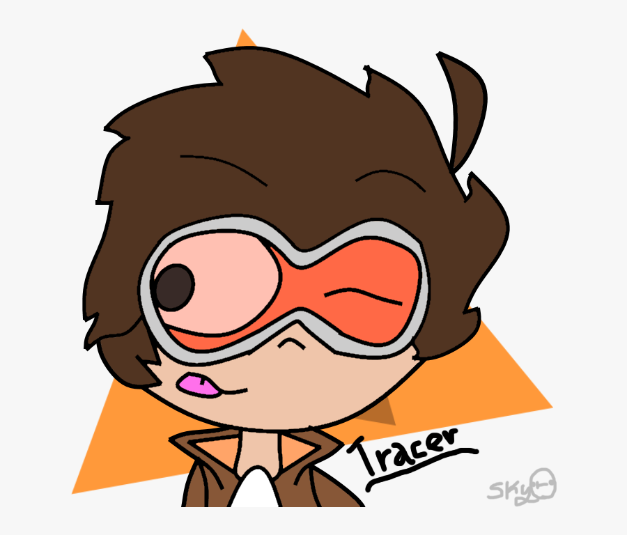 Art ~ Me Tracer ~ Overwatch ~ Blizzard - Cartoon, Transparent Clipart