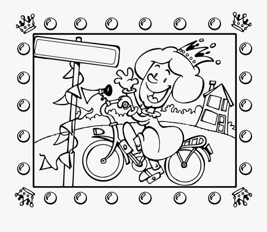 Line Art,style,art - Bicycle, Transparent Clipart