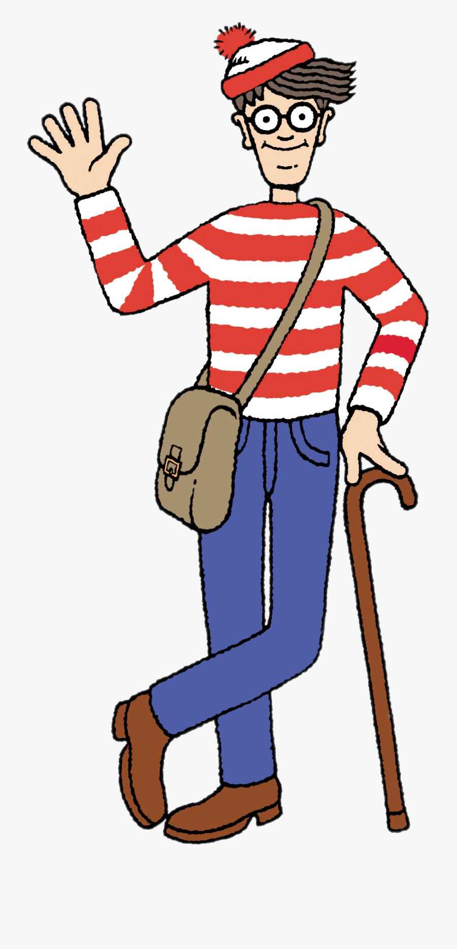 Wally Full Size - Where's Wally?, Transparent Clipart