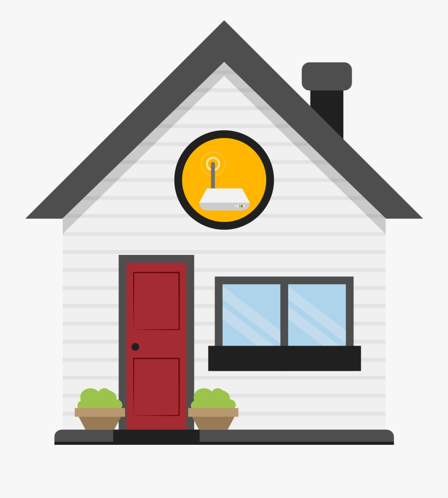 Wifi Router 01 - House Clipart Transparent Background, Transparent Clipart