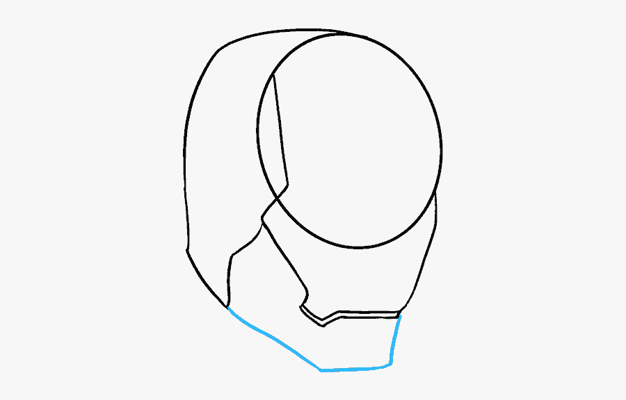 How To Draw Iron Man In A Few Easy Steps Easy Drawing - Sketch, Transparent Clipart