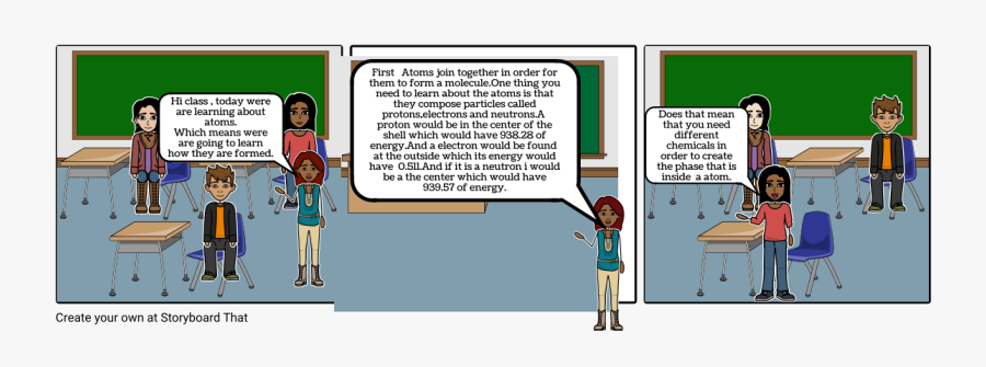 Transparent Atoms Png - Cartoon, Transparent Clipart