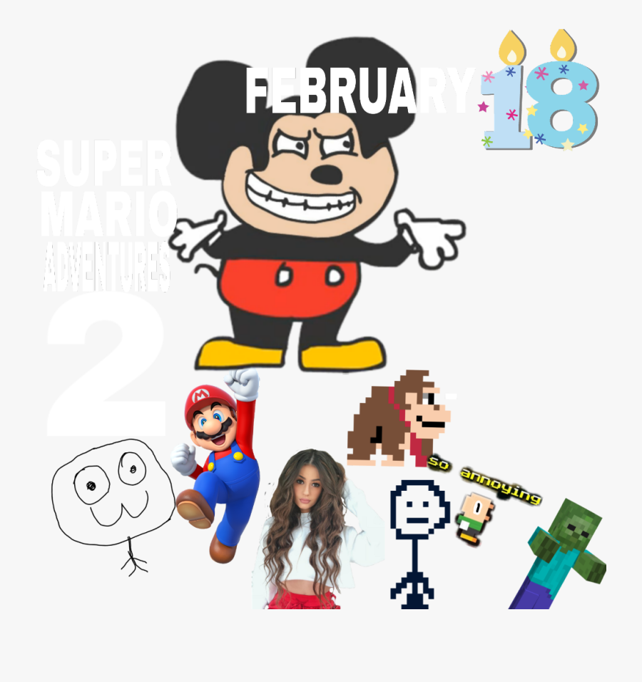 #mario #february18 Super Mario Adventures 2 #donkeykong - Mokey Sr Pelo, Transparent Clipart