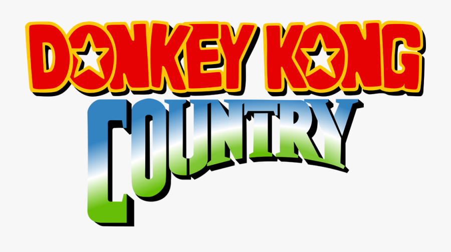 Donkey Kong Country - Donkey Kong Country Logo, Transparent Clipart