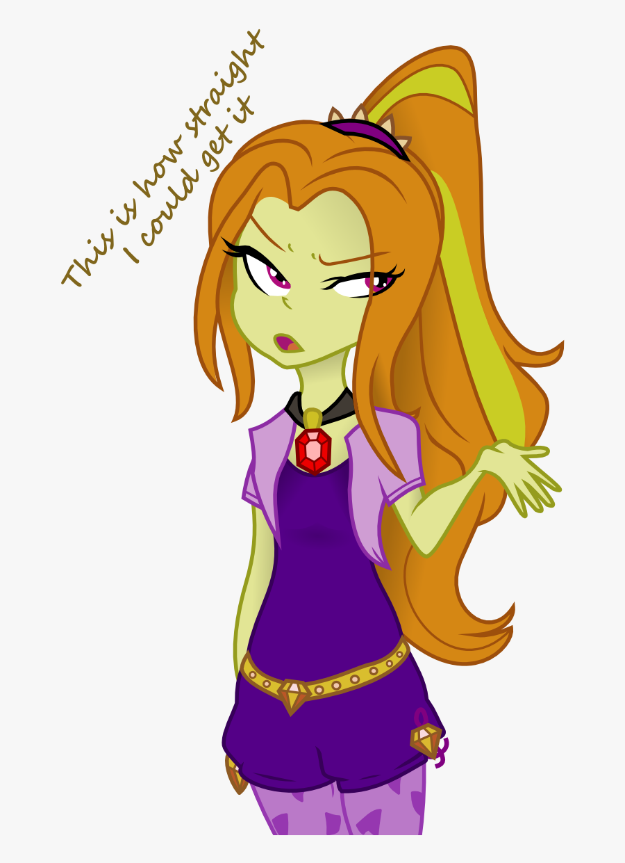 Adagio Dazzle, Alternate Hairstyle, Artist - Adagio Dazzle Hair Down, Transparent Clipart