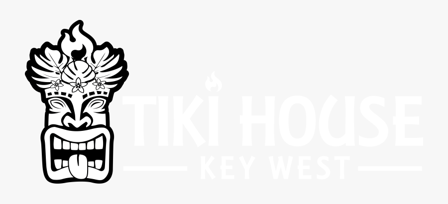 Tiki Black And White, Transparent Clipart