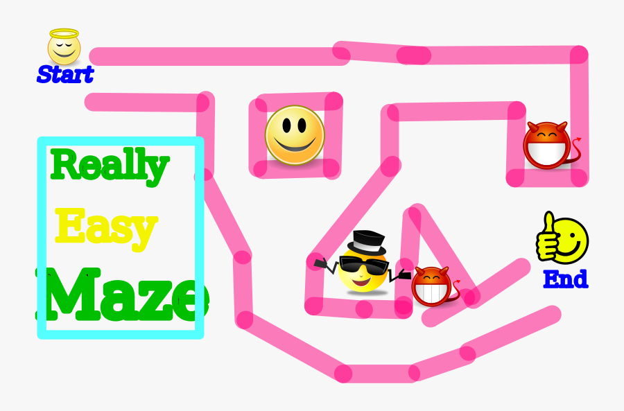Clipart Mazes Easy, Transparent Clipart