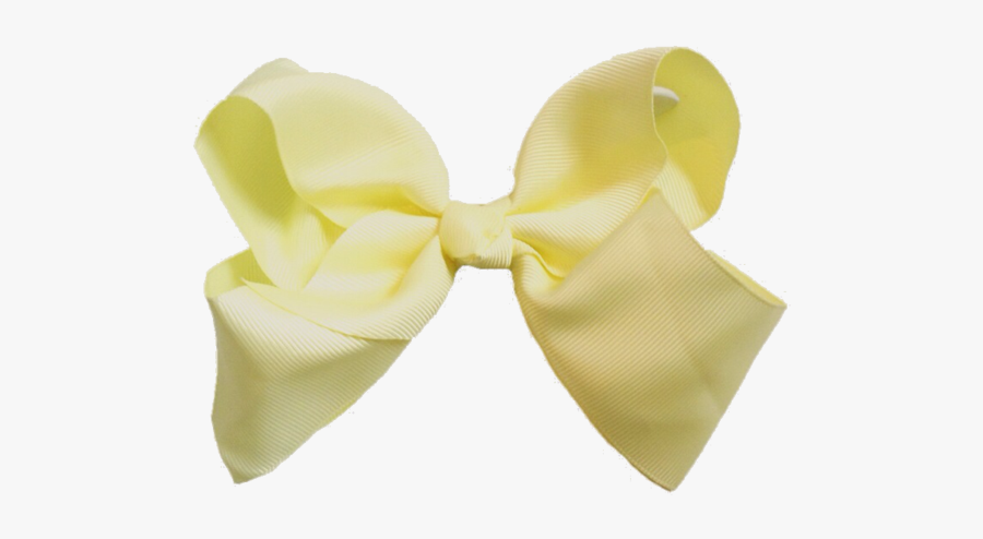 Png Hair Bow - Yellow Hair Bow Png, Transparent Clipart