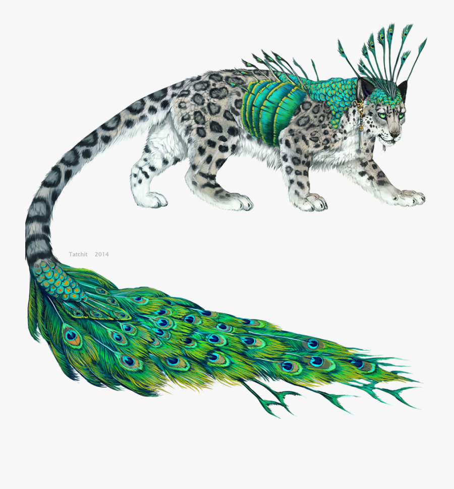 Killmonger Drawing Leopard Transparent Png Clipart - Cool Mythical Creatures Drawings, Transparent Clipart