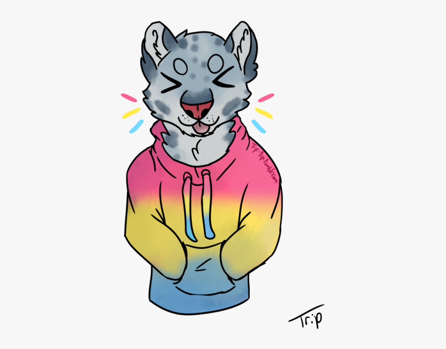 Snow Leopard Fursona Tumblr - Cartoon, Transparent Clipart