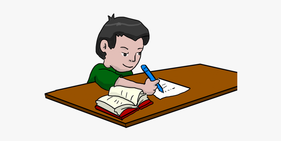 School Work - Night Before Examination Paragraph, Transparent Clipart